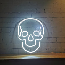 Load image into Gallery viewer, Skull Neon Sign
