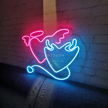 Load image into Gallery viewer, Angel & Devil Neon Sign