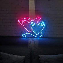 Load image into Gallery viewer, Angel & Devil Neon Sign