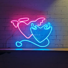 Load image into Gallery viewer, Angel & Devil Neon Sign