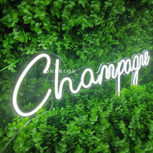 Load image into Gallery viewer, Champagne Neon Sign