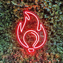 Load image into Gallery viewer, Fire Flame Neon Sign