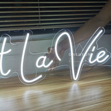 Load image into Gallery viewer, C'est La Vie Neon Sign
