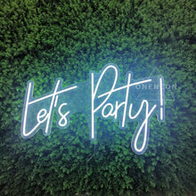 Load image into Gallery viewer, Let's Party Neon Sign