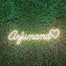 Load image into Gallery viewer, Custom Wedding Neon Sign Led Light, Home Decorations, Personalized Gifts, Best Wedding Gift, Wedding Birthday Party Decor, Home Wall Decor