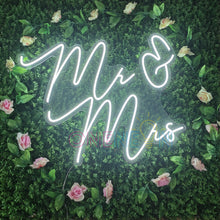 Load image into Gallery viewer, Mr & Mrs Neon Sign