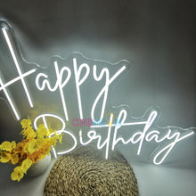 Load image into Gallery viewer, Happy Birthday Neon Sign