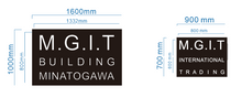 Load image into Gallery viewer, Custom Backlit Letter Signage with Background Board
