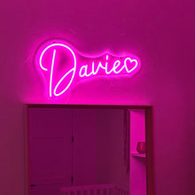Load image into Gallery viewer, Customized LED Light Neon Sign Customizable Night Lights for Room Bedroom Art Decorations

