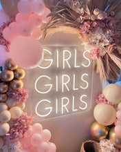 Load image into Gallery viewer, Girls Girls Girls Neon Sign
