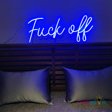Load image into Gallery viewer, Fuck Off Neon Sign

