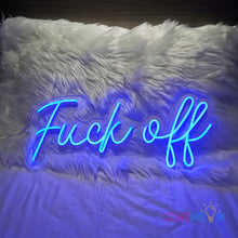 Load image into Gallery viewer, Fuck Off Neon Sign
