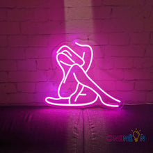 Load image into Gallery viewer, Women Girl Shape Neon Sign

