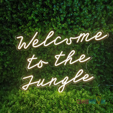 Load image into Gallery viewer, Welcome to the Jungle Neon Sign
