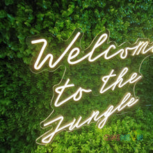 Load image into Gallery viewer, Welcome to the Jungle Neon Sign
