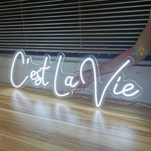 Load image into Gallery viewer, C'est La Vie Neon Sign
