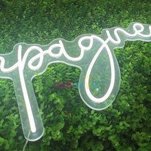 Load image into Gallery viewer, Champagne Neon Sign
