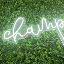 Load image into Gallery viewer, Champagne Neon Sign
