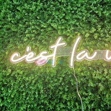 Load image into Gallery viewer, C'est La Vie Neon Sign
