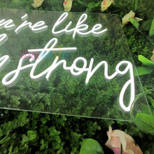 Load image into Gallery viewer, You&#39;re Like Really Strong Neon Sign
