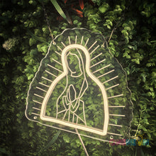 Load image into Gallery viewer, Virgin Mary Neon Sign
