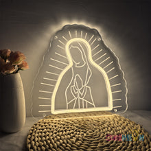 Load image into Gallery viewer, Virgin Mary Neon Sign
