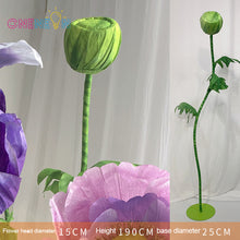 Load image into Gallery viewer, Giant Poppy Paper Art Flower
