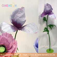 Load image into Gallery viewer, Giant Poppy Paper Art Flower
