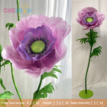 Load image into Gallery viewer, Giant Poppy Paper Art Flower
