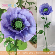 Load image into Gallery viewer, Giant Poppy Paper Art Flower
