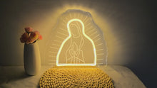 Load and play video in Gallery viewer, Virgin Mary Neon Sign
