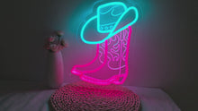 Load and play video in Gallery viewer, Cowboy Boots Neon Sign
