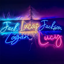Load image into Gallery viewer, Custom Wedding Neon Sign Led Light, Home Decorations, Personalized Gifts, Best Wedding Gift, Wedding Birthday Party Decor, Home Wall Decor
