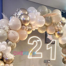 Load image into Gallery viewer, Neon Sign Number For Event Decor Warm white
